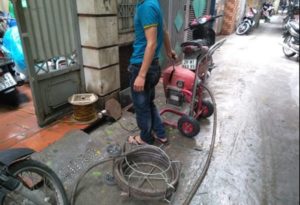 thông cống nghẹt huyện Tân Hưng