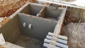 Bể phốt/hầm cầu 2 ngăn