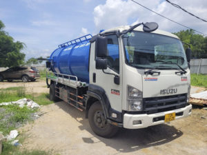 Nguyên lý hoạt động của xe hút chất thải 10 khối