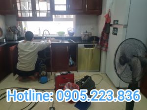 Thông bồn rửa chén huyện Hóc Môn quy trình làm việc  