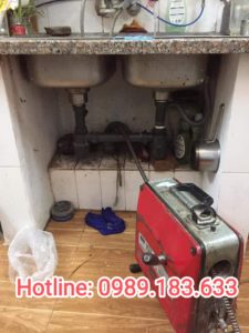 Quy trình thông bồn rửa chén Quận 5 của Môi Trường Xanh