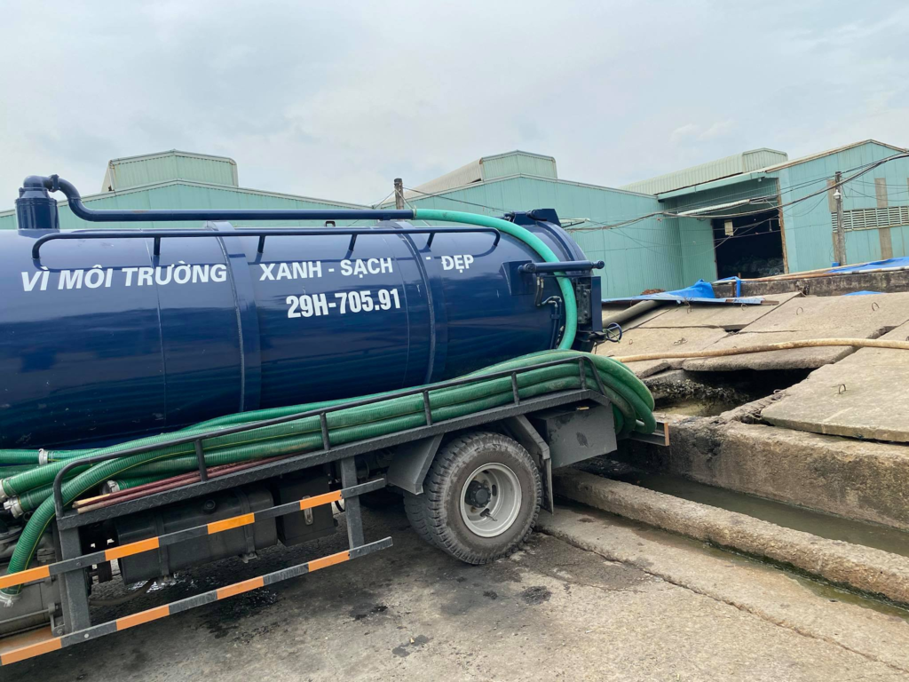  2: Quy trình làm việc của Dịch Vụ hút bể phốt tại Đông Sơn