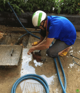 Quy trình thông tắc cống tại Lục Ngạn của Công ty Môi Trường Xanh